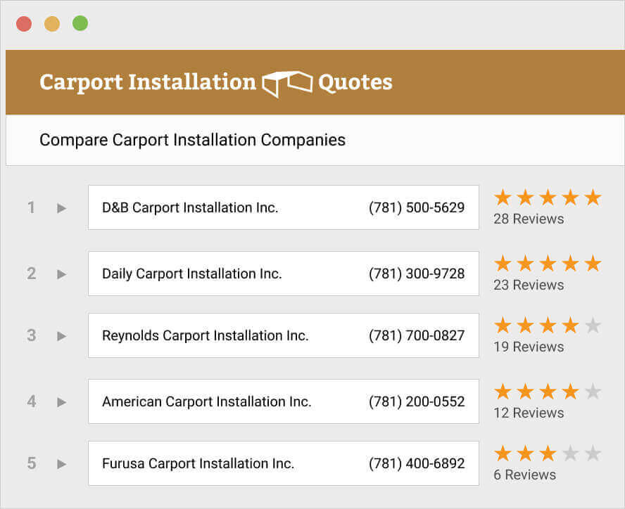 Carport Installation